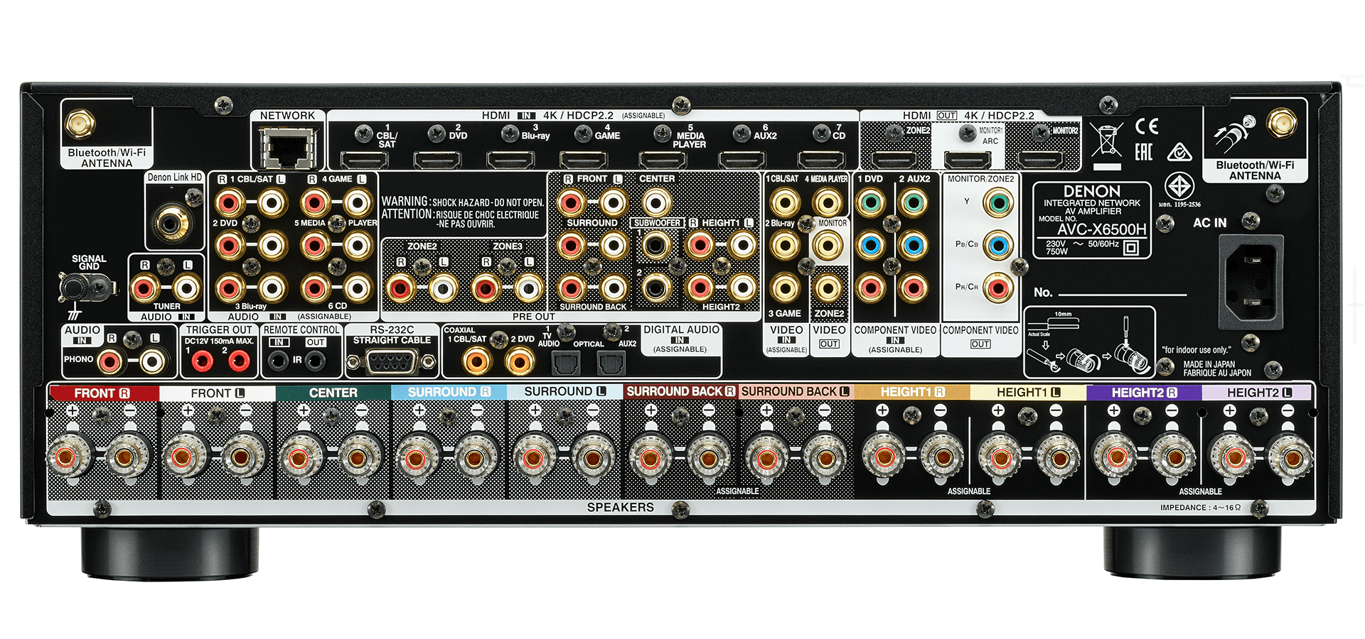 Denon AVC-X6500H | Ampli nghe nhạc - xem phim | Anh Duy Audio
