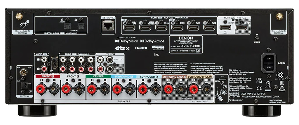 Ampli Denon AVR-X2800H | Anh Duy Audio