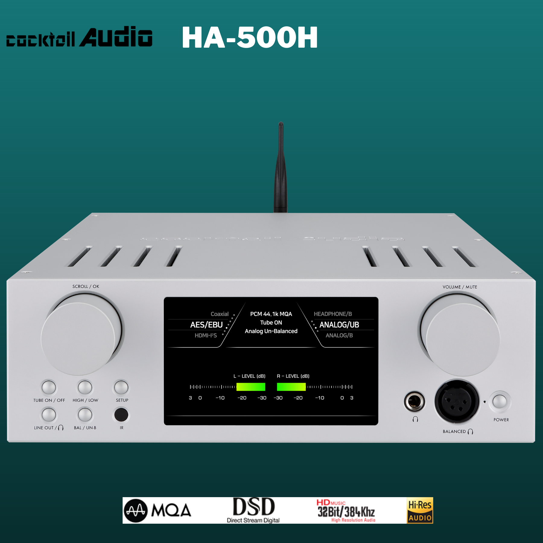 DAC Cocktail Audio HA500H: Tùy biến chất âm linh hoạt